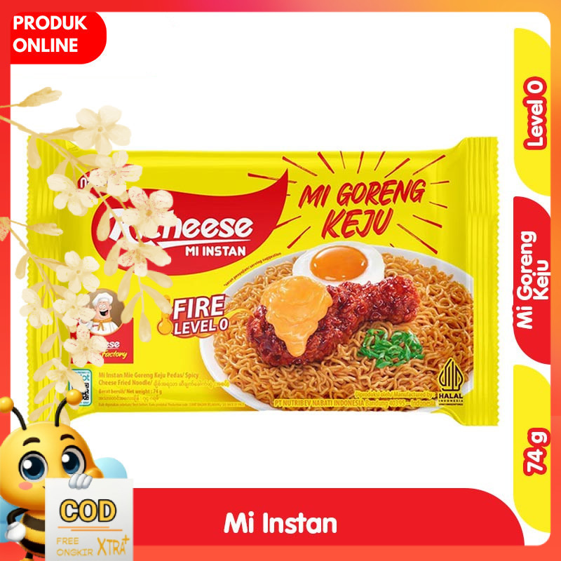 

Nabati Richeese Mi Goreng Instan Keju Pedas Level 0 74 g