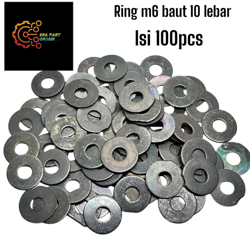 COD RING WASH M6 BAUT 10 BAJA LEBAR GROSIR