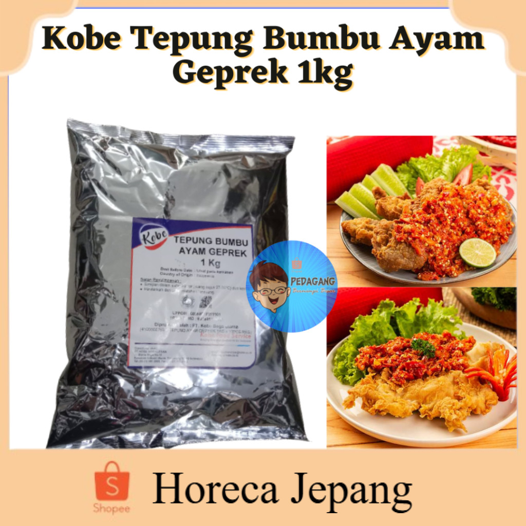 

Kobe Tepung Ayam Geprek/ Tepung Ayam Geprek 1kg