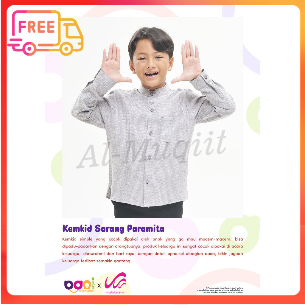 DISKON RABBANI ORI Kemko Anak Sarang Paramita | Sarimbit keluarga | Sarimbit Couple keluarga | Baju 
