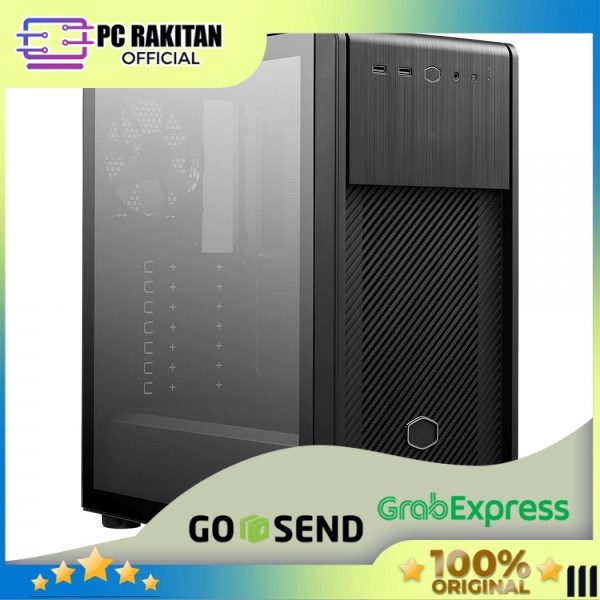 COOLER MASTER PC CASE ATX ELITE 500 W/O ODD (1X BLACK FAN) BLACK