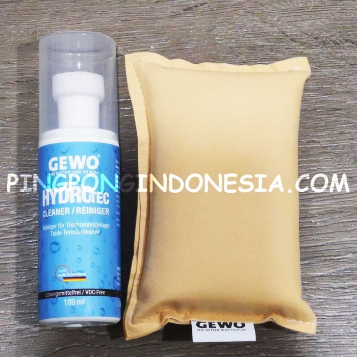 Gewo Hydrotec Cleaner Synthetic Leather Set - Pembersih Karet Pingpong