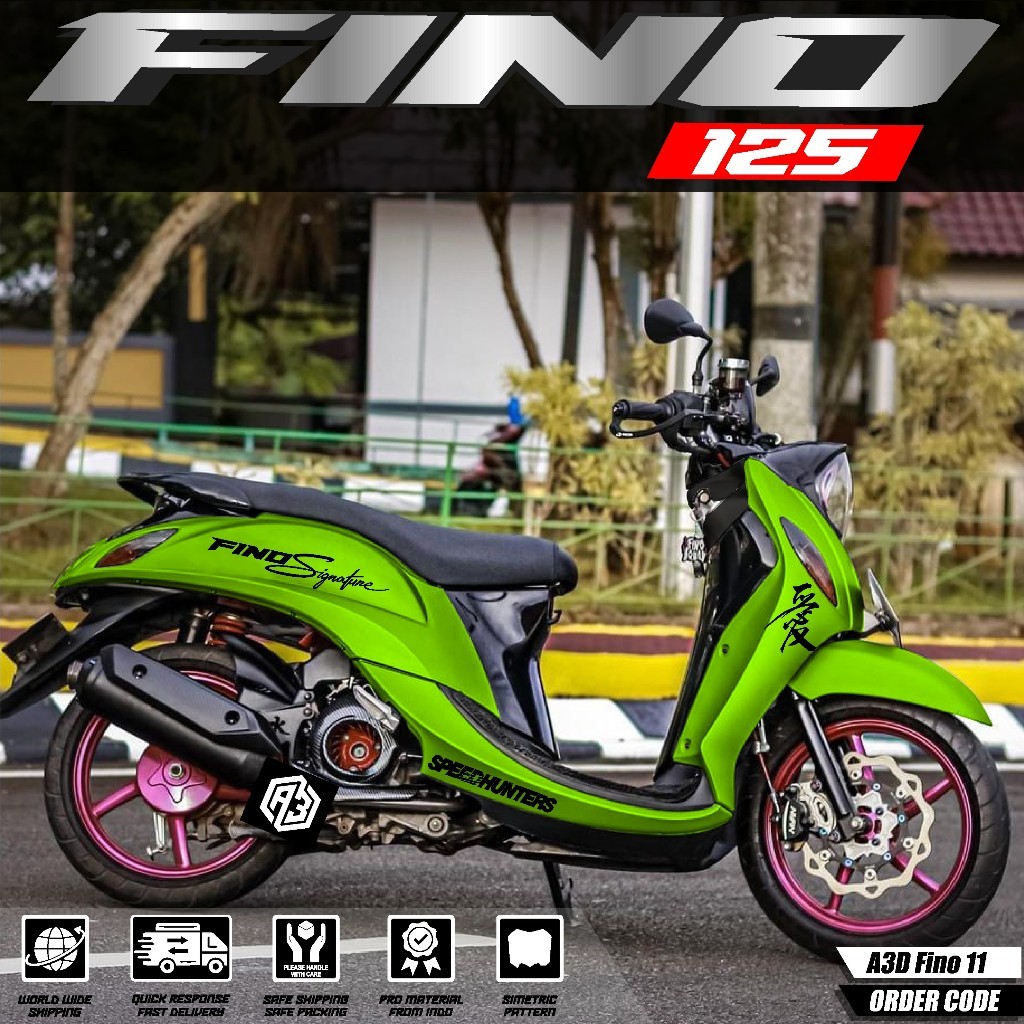 (COD) Decal Sticker Fino 125 Fullbody POLOS dekal stiker Yamaha Fino 125 Premium FULL BODY POLOSAN a