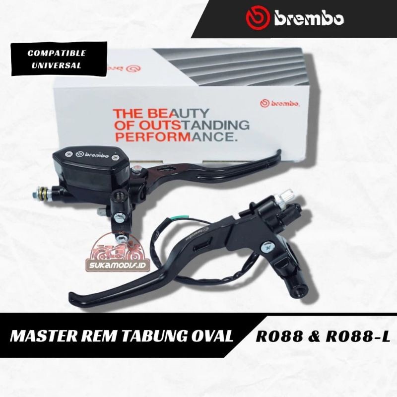(Sale)Master Rem BR3MB0 Tabung Oval Model RCB E-2 Plus kiri Kopling Switch Kabel Universal Semua Mot