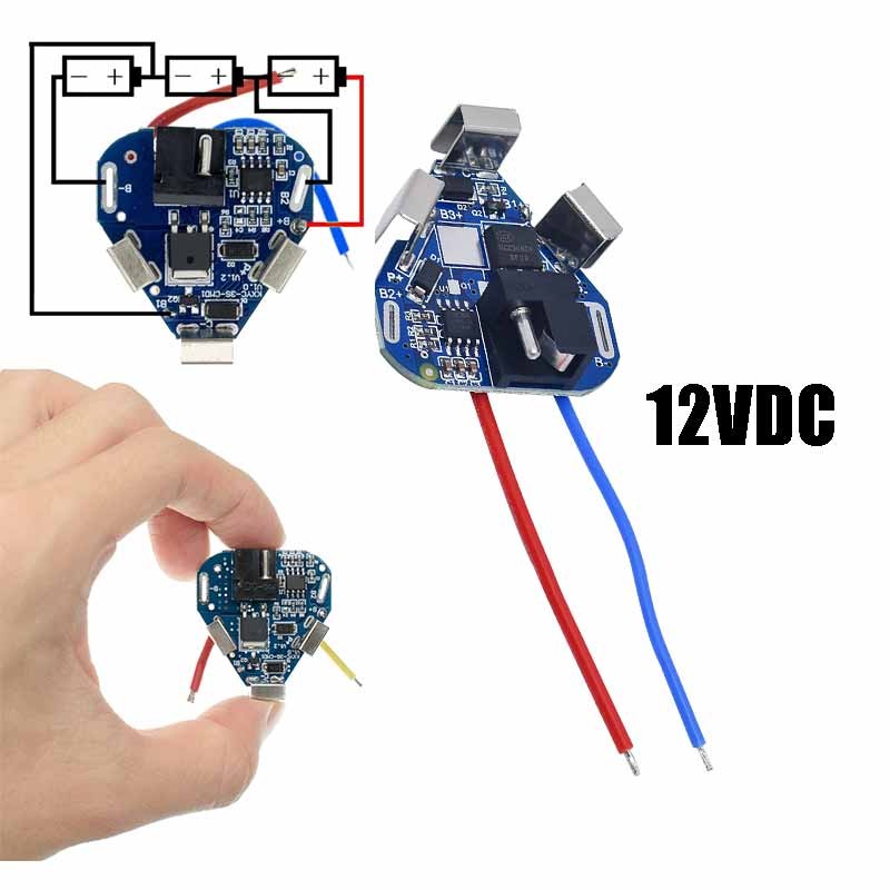 Papan Pelindung Baterai Lithium BMS Untuk Bor Elektrik 3S 12.6V DC