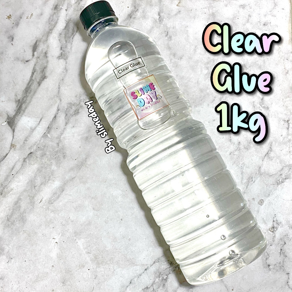 

TERBARU SUPER CLEAR GLUE SLIME 1 KG Am-95