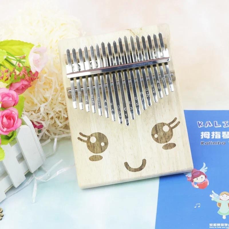 Thumb Kids Kalimba Mini Piano Wood 21keys Kalimba Professional Portable Marimba Strumenti Musicali K