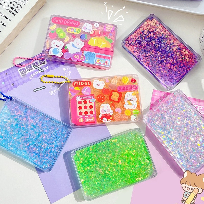 

Bata Kartu Pasir Hisap Glittering Transparan Mahasiswa Portabel