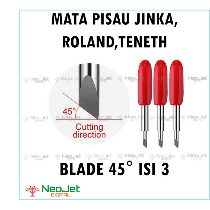 

Mata Pisau Jinka Roland Teneth Blade 45 Derajat isi 3