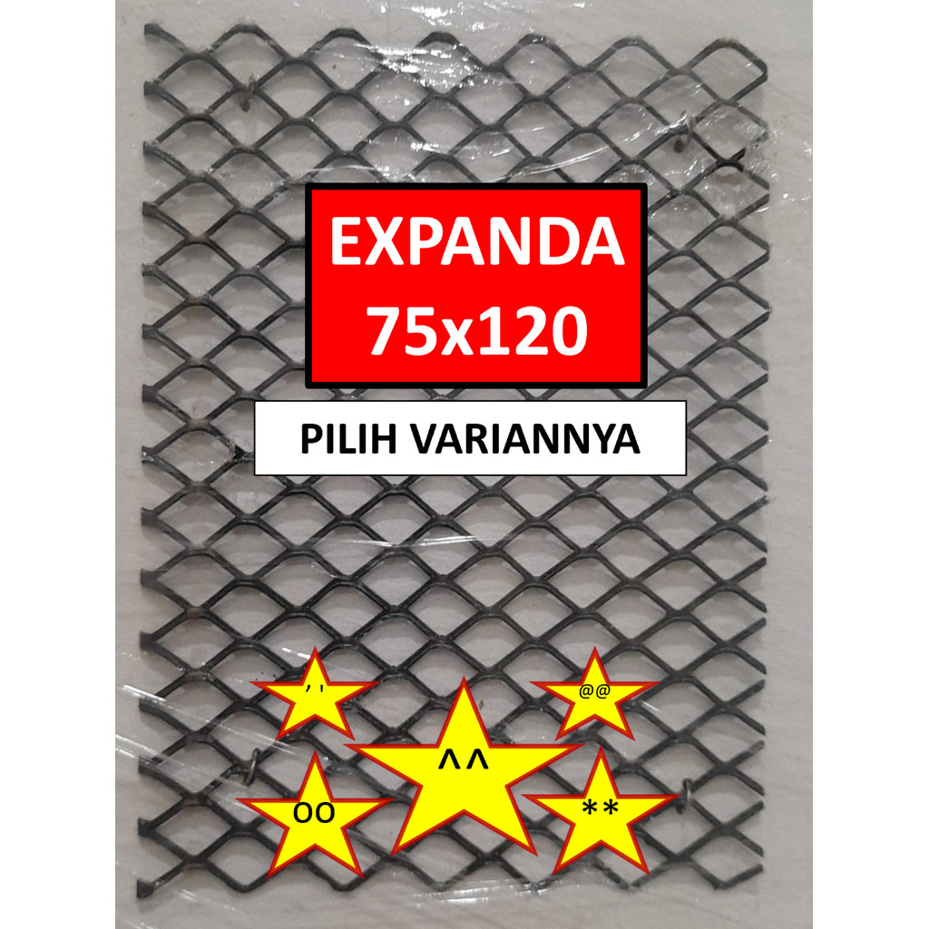 Expanded Metal - 75x120 cm - Expanda - Expanded Mesh - Plat Expanda