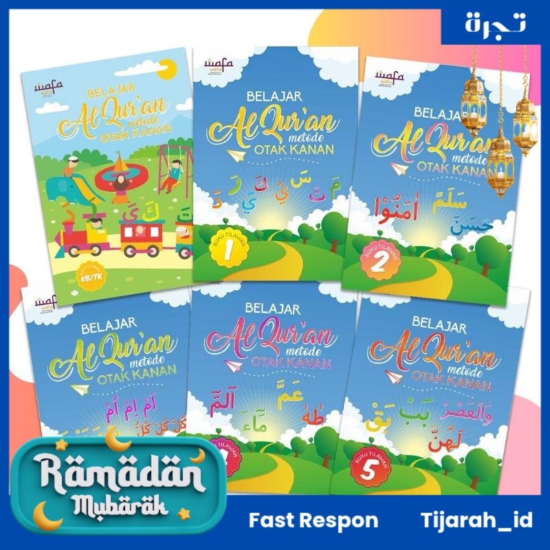 WAFA BUNDLING TK/KB + BUKU TILAWAH JILID 1,2,3,4,5