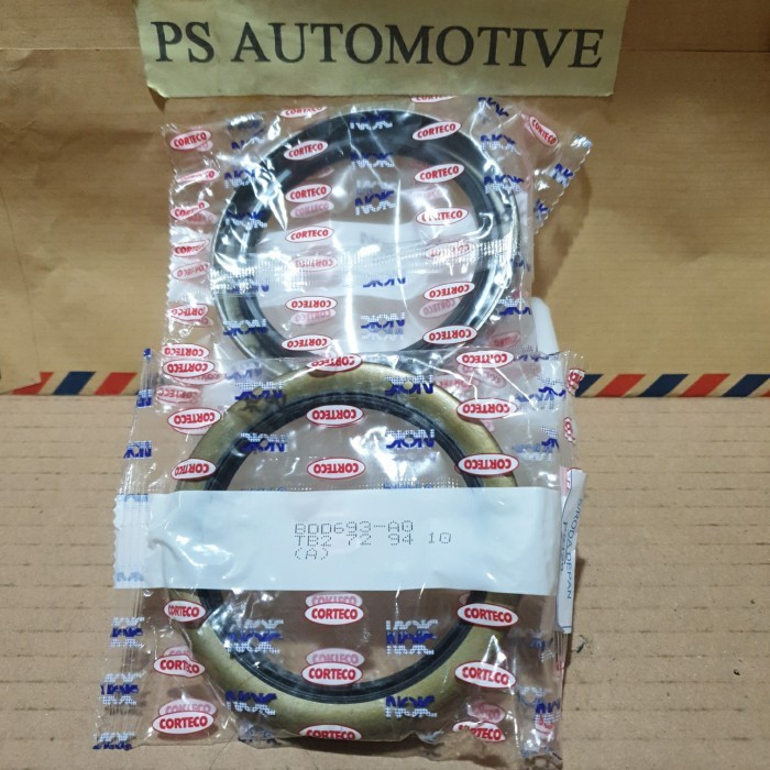 SEAL RODA DEPAN MITSUBISHI CANTER PS125 NOK CORTECO BDD693-A0 PART BARU