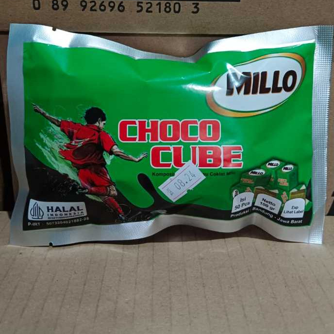 

Milo/Millo Coklat Cube 1 Bungkus (Isi 50 Buah) Murah Lebay ....