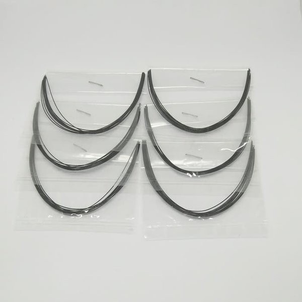 Kawat Warna Hitam Per Pack ISI 5 / Kawat Behel Fashion / Kawat Gigi