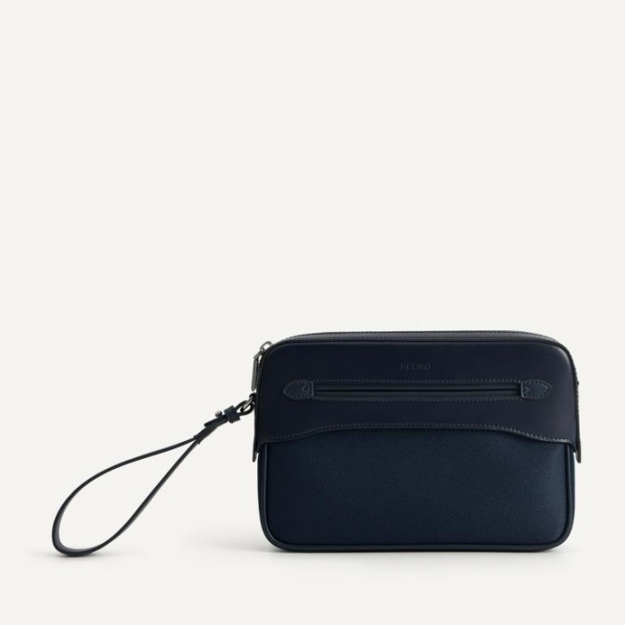 Pedro Original Men 320049 Clutch Handbag Pria - Black - Navy