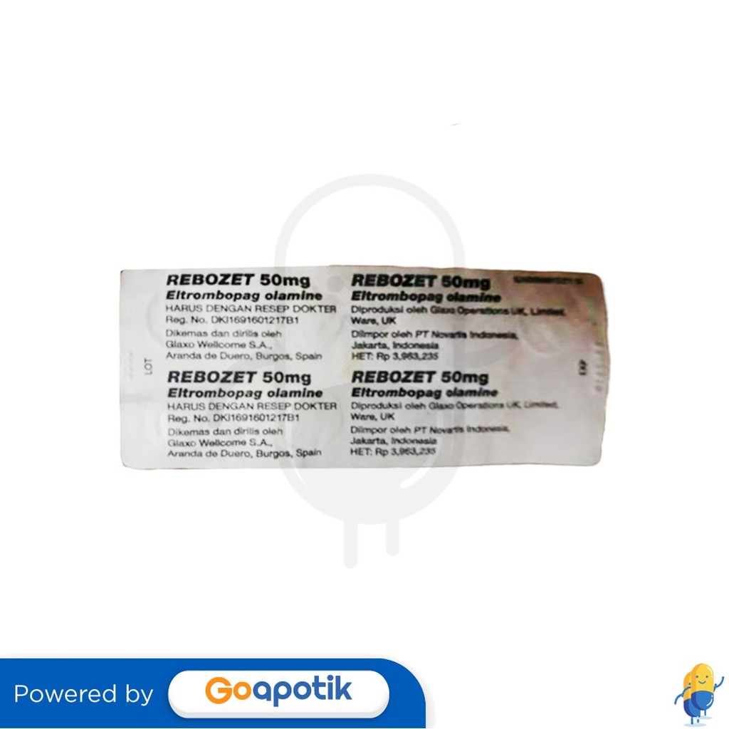 Rebozet 50 Mg Strip 7 Tablet