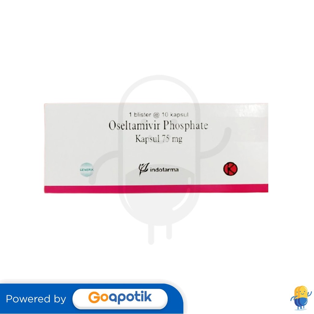 Oseltamivir Indofarma 75mg Box 10 Kapsul
