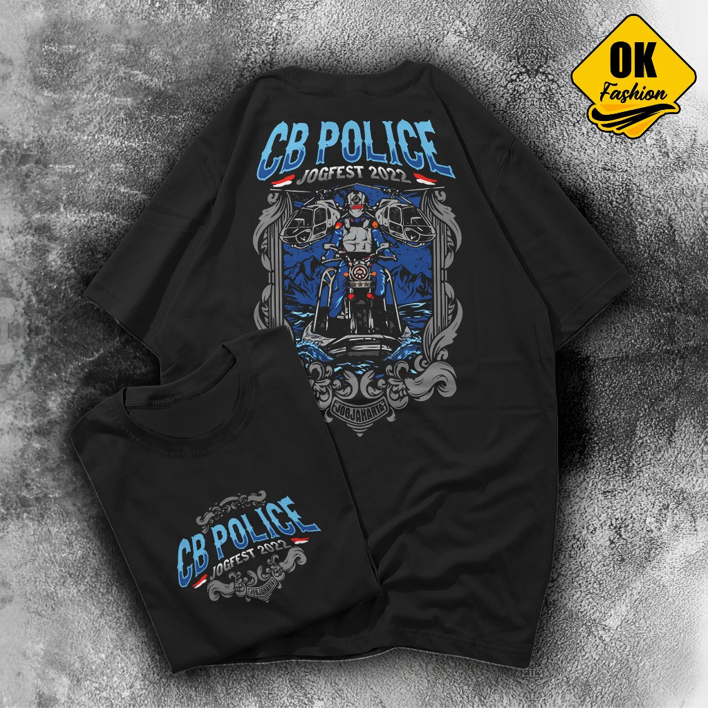 Kaos CB Police Jogja acara tanggal 19-20 november