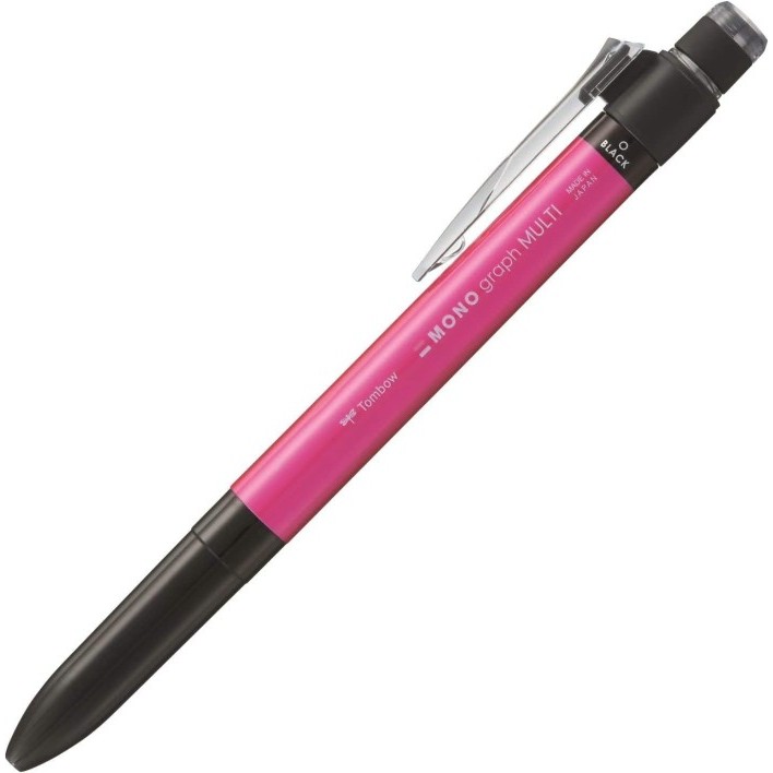 

[New]Promo Tombow Mono Graph Multi 2&S Ballpoint Pen + Mechanical Pencil 0.5mm - Pink