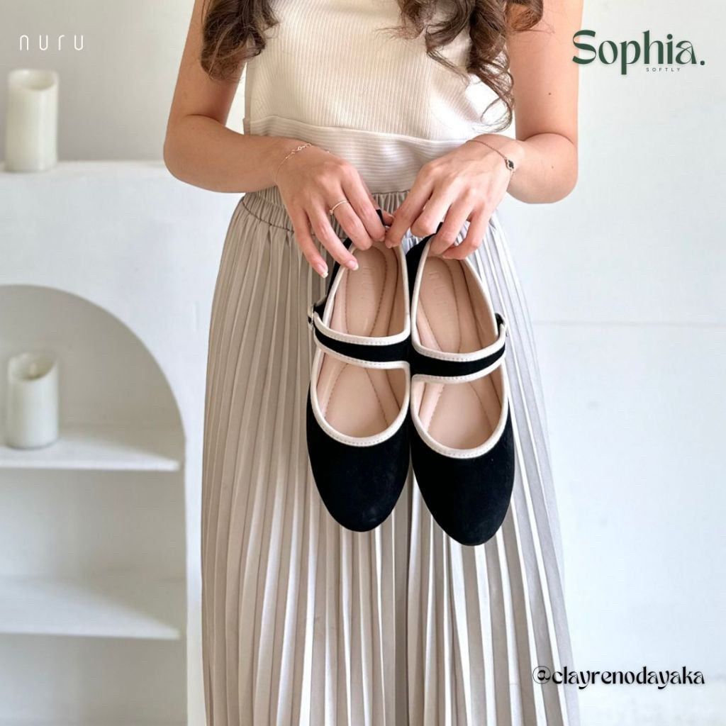 {PROMO RAMADHAN} Nuru Urban Sophia Sepatu Flatshoes Wanita