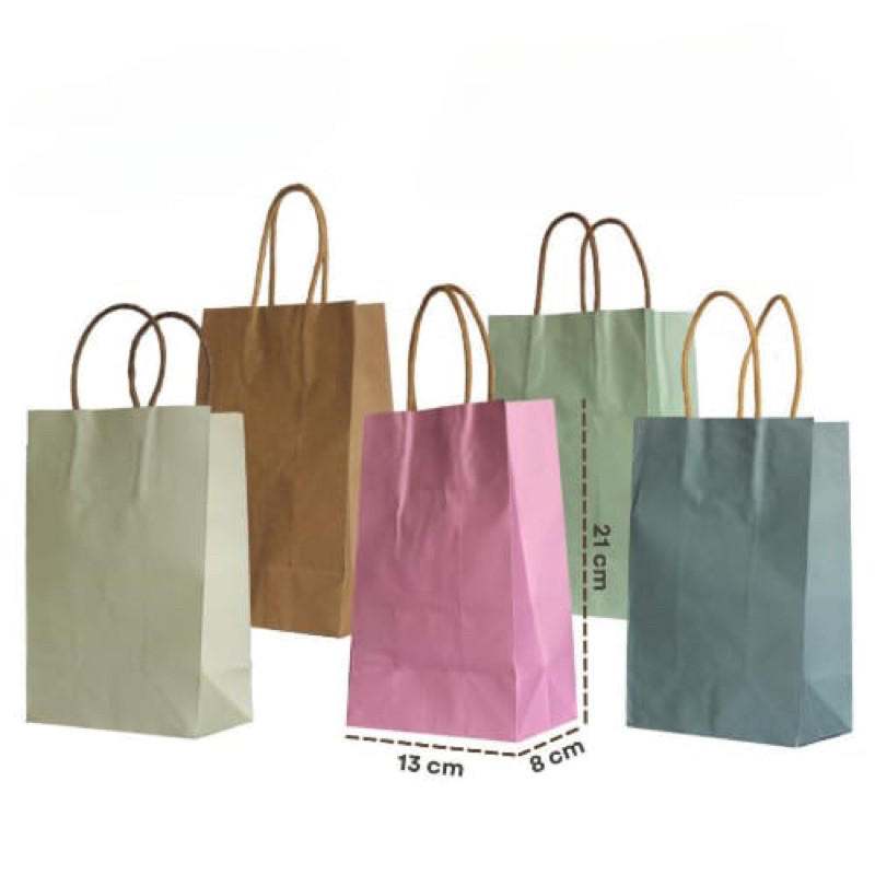 

[TERMURAH] PAPER BAG KECIL POLOS || TAS HAJATAN NIKAHAN KHITANAN ULANG TAHUN