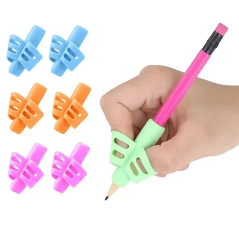 

3/6Pcs Pencil Grips Kids Handwriting Posture Correction Training Grippers Writing AIDS Pens Holding for Toddler Children Gifts