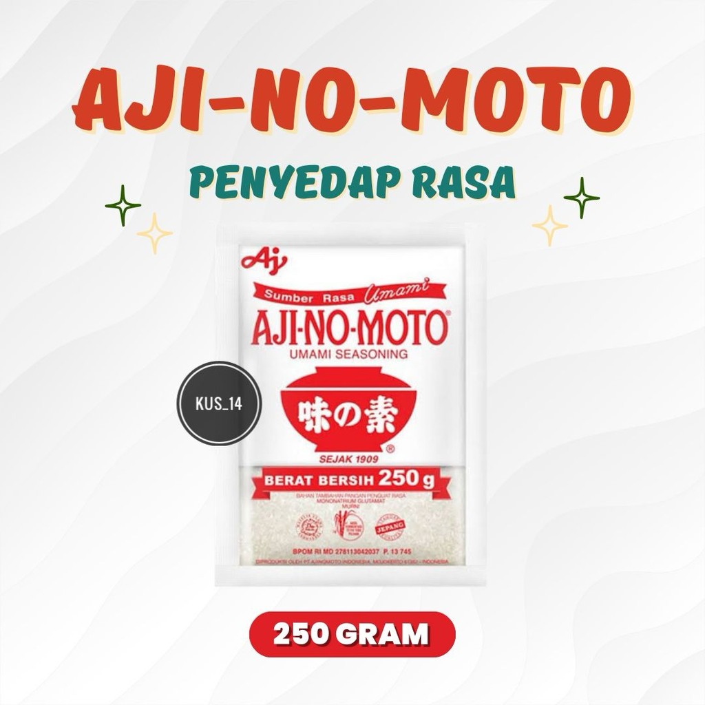 

Ajinomoto Micin Penyedap Rasa 250 gr / Bumbu Penyedap