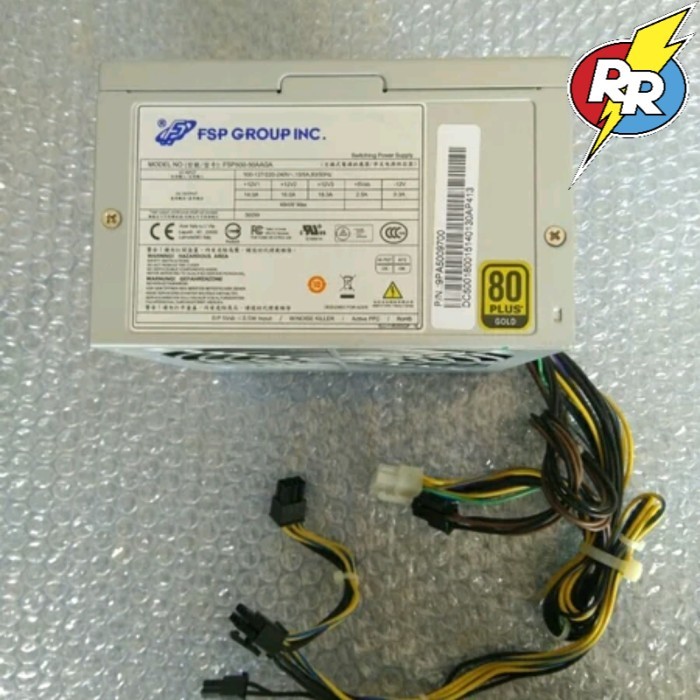 PSU Power Suplay PC Merk Fsp Group INC 500 Watt 80 Plus Gold 12 pin + 4 pin