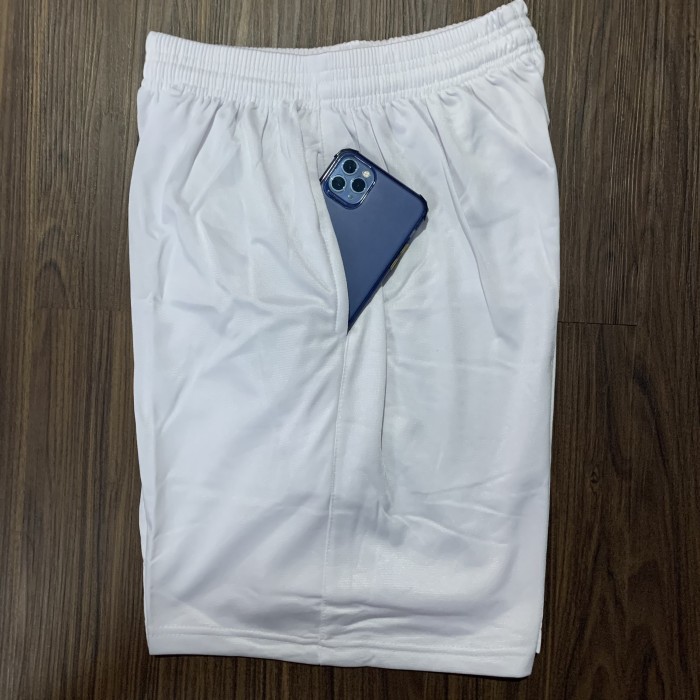 celana pendek putih polos pria / wanita celana akademi tni polri casis / cpns / asn