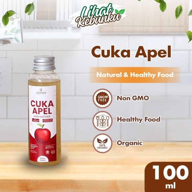 

ALAMEE Cuka Apel Original Organik Apple Cider Vinegar With Mother Vinega Sari Buah 100ml LIHAT KEBUNKU