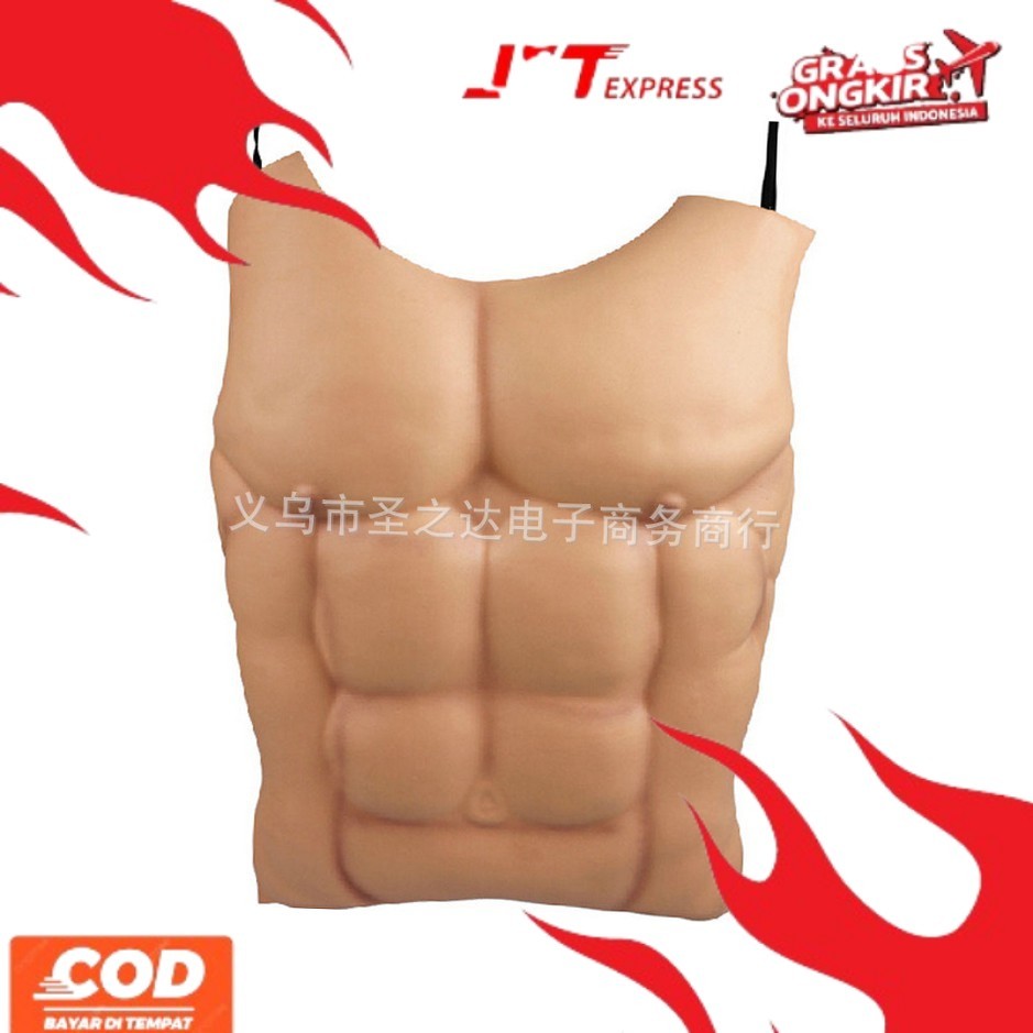 new like FABS fake abs sixpack otot palsu dada perut laki-laki aksesoris cosplay ecos