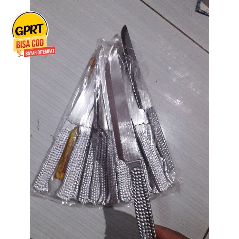 GPRT Pisau Cor Stainless Pisau Dapur Full Stainless Panjang 20cm