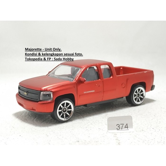 Majorette Chevrolet Silverado Merah Doff Unit Only