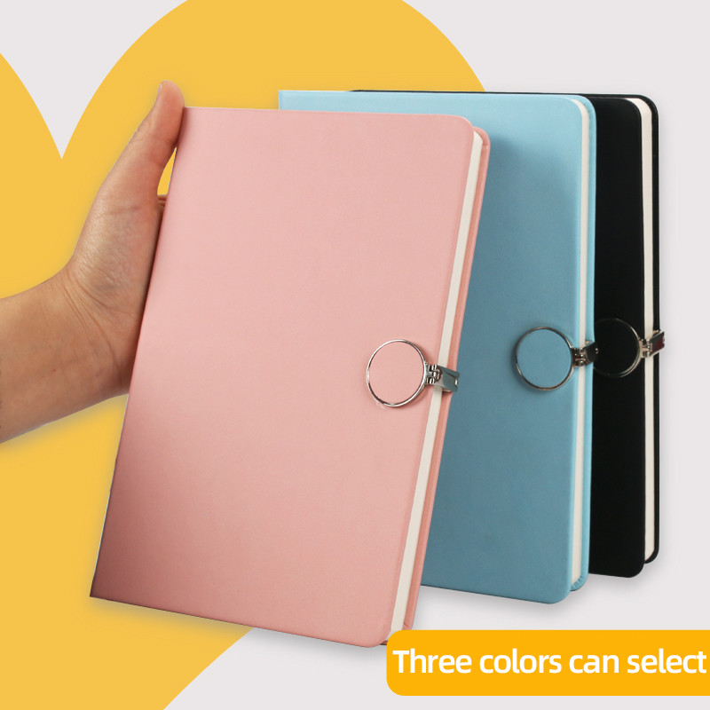 

1PC High-Quality A5 Leather Notebook with 100 Sheets/200 Pages - Portable, Lightweight, Soft Cover, Magnetic Closure