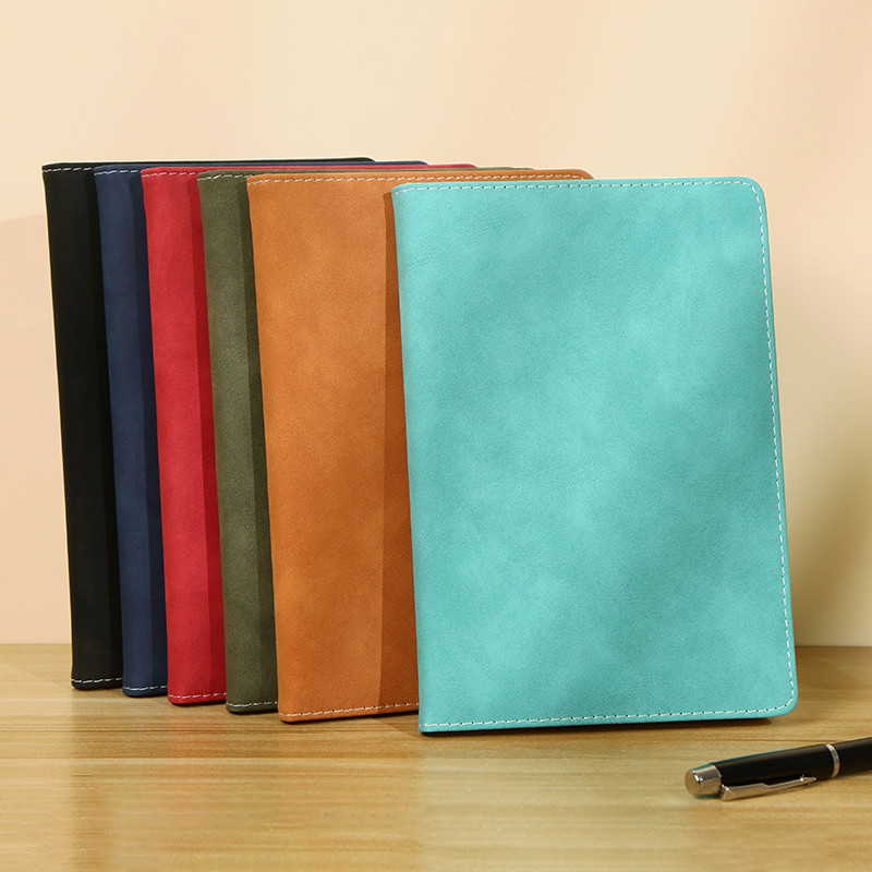 

Simple Durable Thickened Business Notebook Leather Office High Quality Diary Notepad Stationery Student Class Lined Note Book