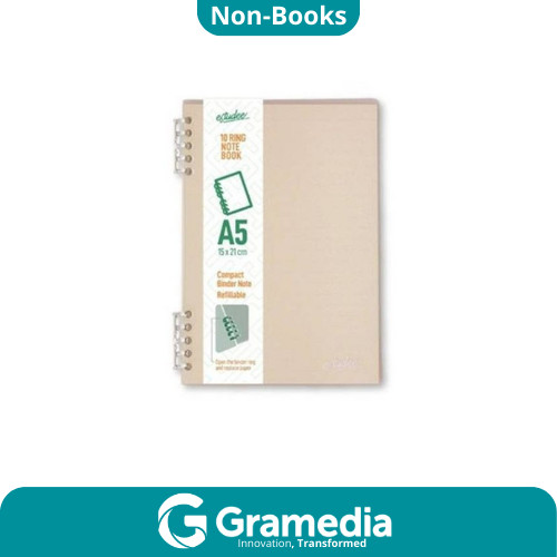 

[Gramedia Cijantung] ESTUDEE 10RING NOTEBOOK A5 COTTON PINK