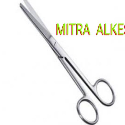 

Gunting Tumpul Tumpul LURUS 14 cm. Operating Scissors B/B Blunt Blunt STRAIGHT 14cm. GT TU TU STR 14 cm.