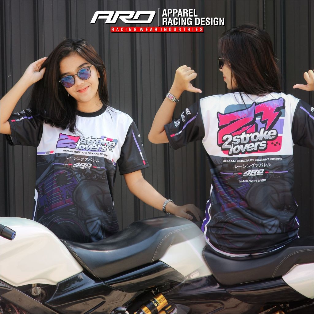 JERSEY RACING / kemeja / baju / 2 Stroke Lovers - Baju   2 Stroke 06