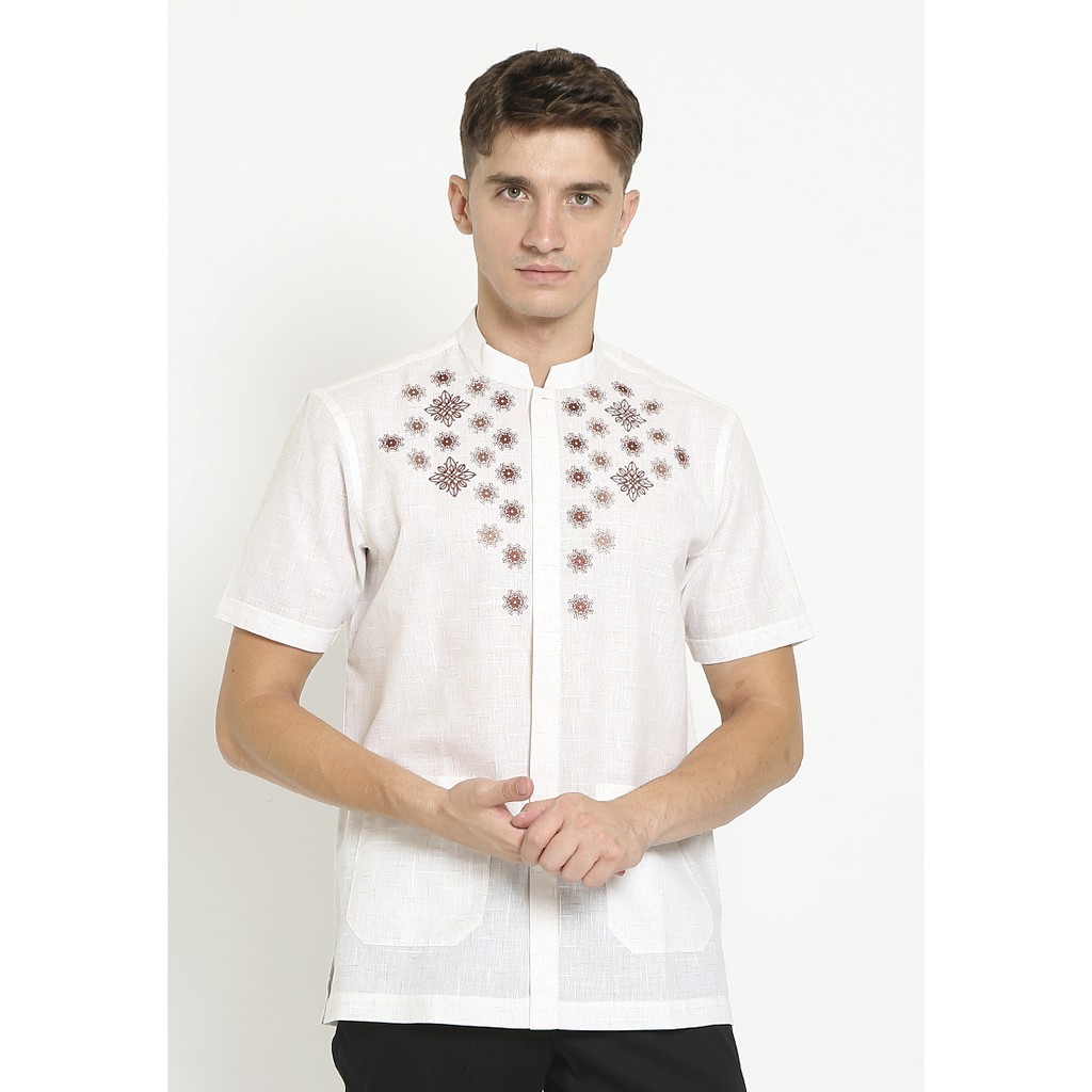 JOBB AZFAA BAJU KOKO TRADITIONAL LOOK - PUTIH