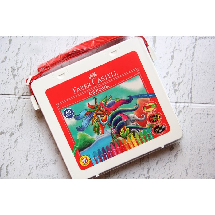 

[NEW COLLECTION] Krayon ( Crayon) faber castell 60 warna Art No. 120100