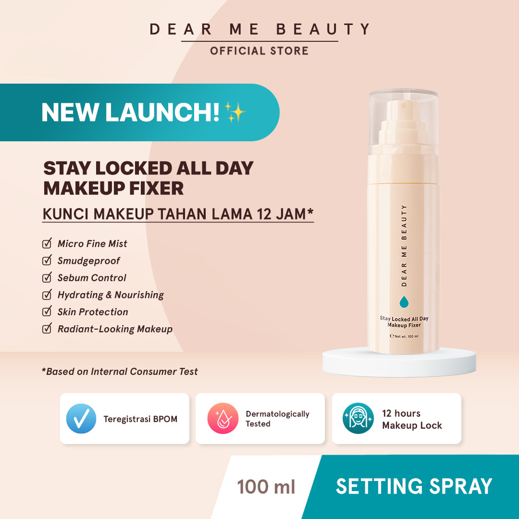 Dear Me Beauty Stay Locked All Day Setting Spray