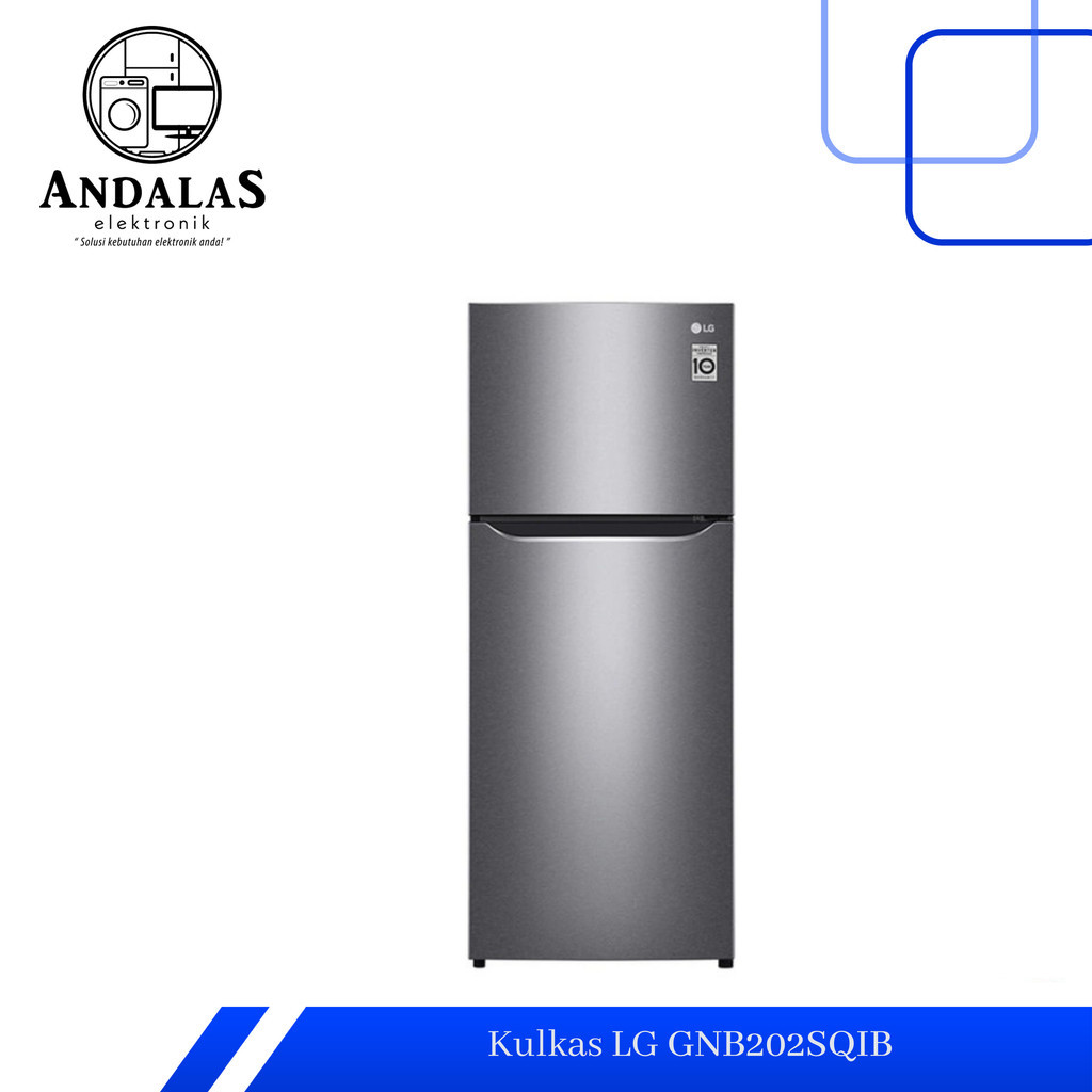 PROMO SPESIAL KULKAS LG GNB202SQIB KULKAS 2 PINTU 202 LITER 202SQIB 202