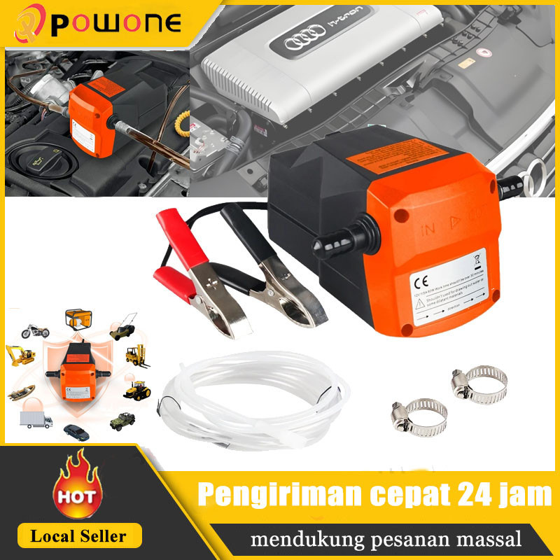 12V 80W Pompa ganti oli mobil, pompa oli listrik, pompa oli untuk ganti oli, untuk kapal, mobil, sep