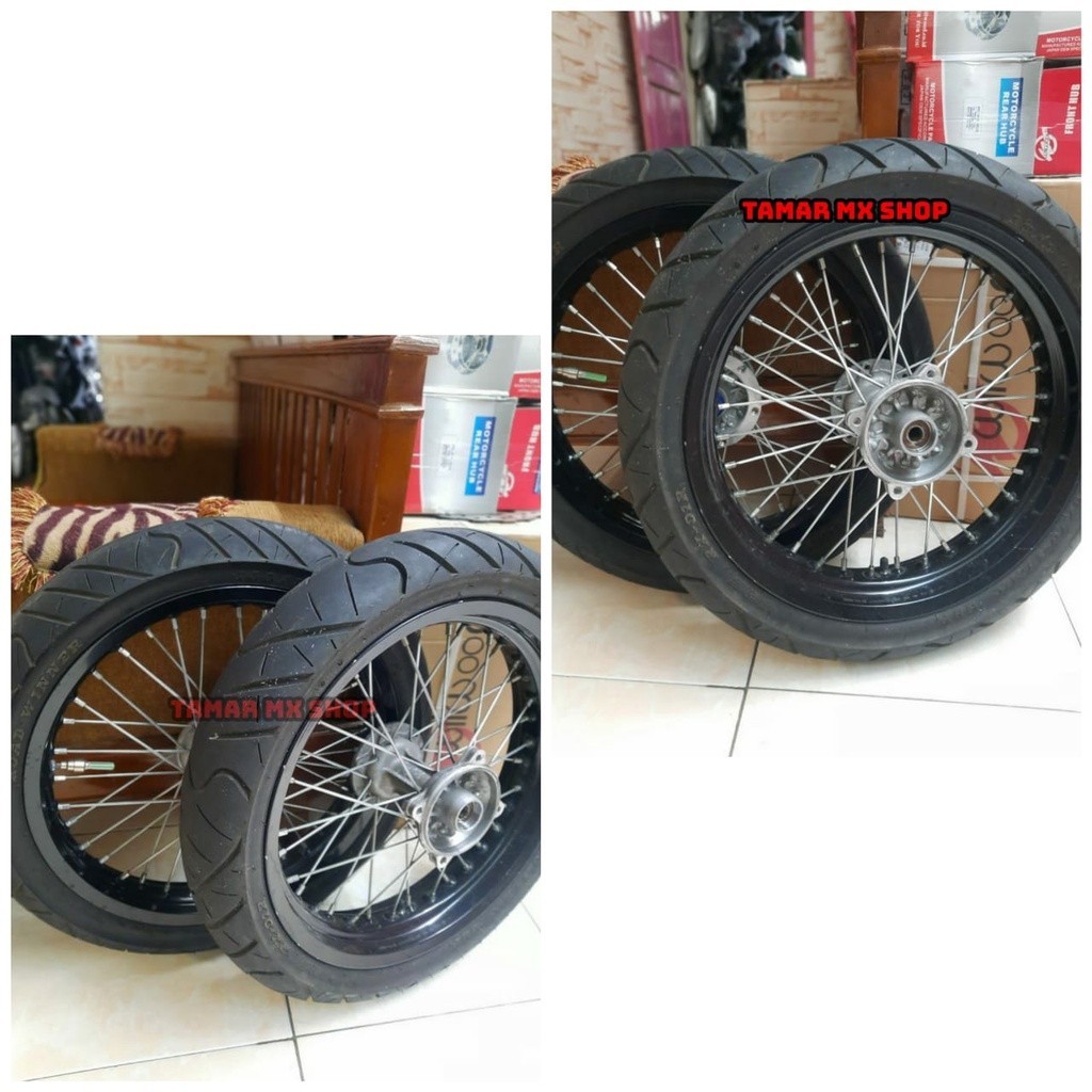 Velg Set Original Takasago Excel Asia Ori Klx Dtracker ring 17