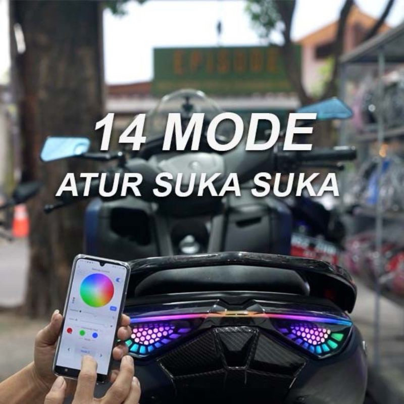 Stoplamp Stop Lamp RGB Bluetooth Mode CKS Nmax New 2020 2021 2022 2023