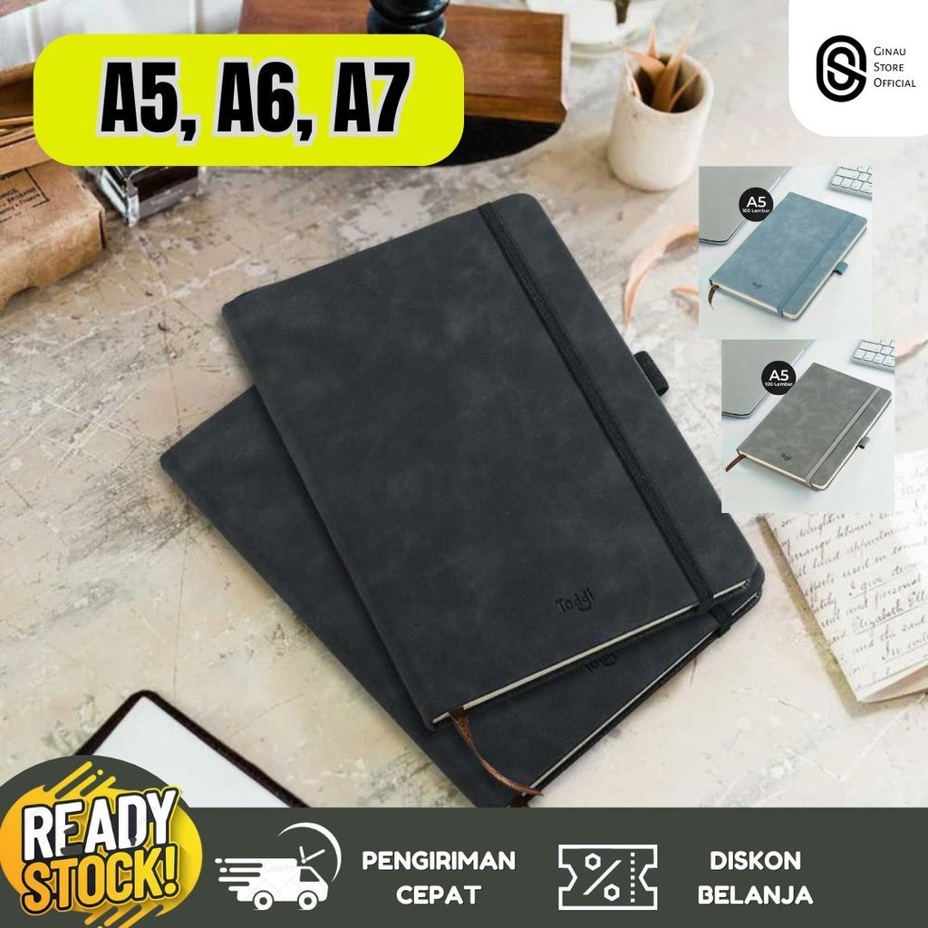 

Buku Diary Journal Catatan Harian Notebook with Pen Holder