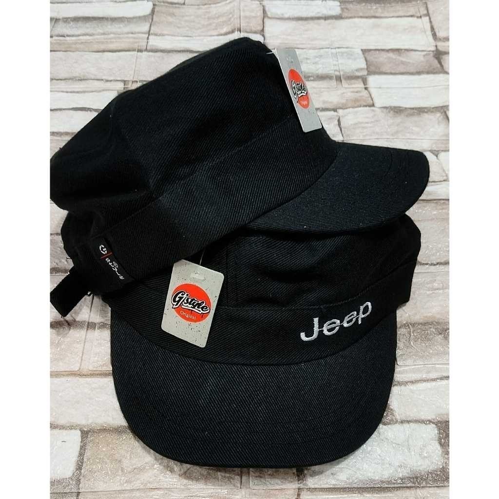 Topi Pria Komando Logo Bordir Jeep