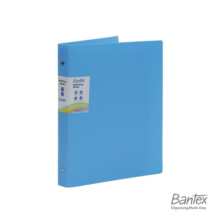 

Bantex B5 Trendy Multi Ring Binder 26 Hole Sky Blue 3126 23