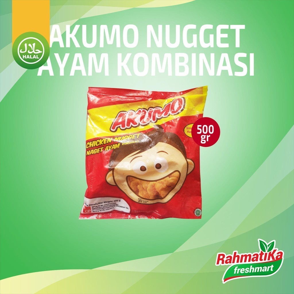 

Akumo Chicken Nugget Ayam / Naget 500 gr