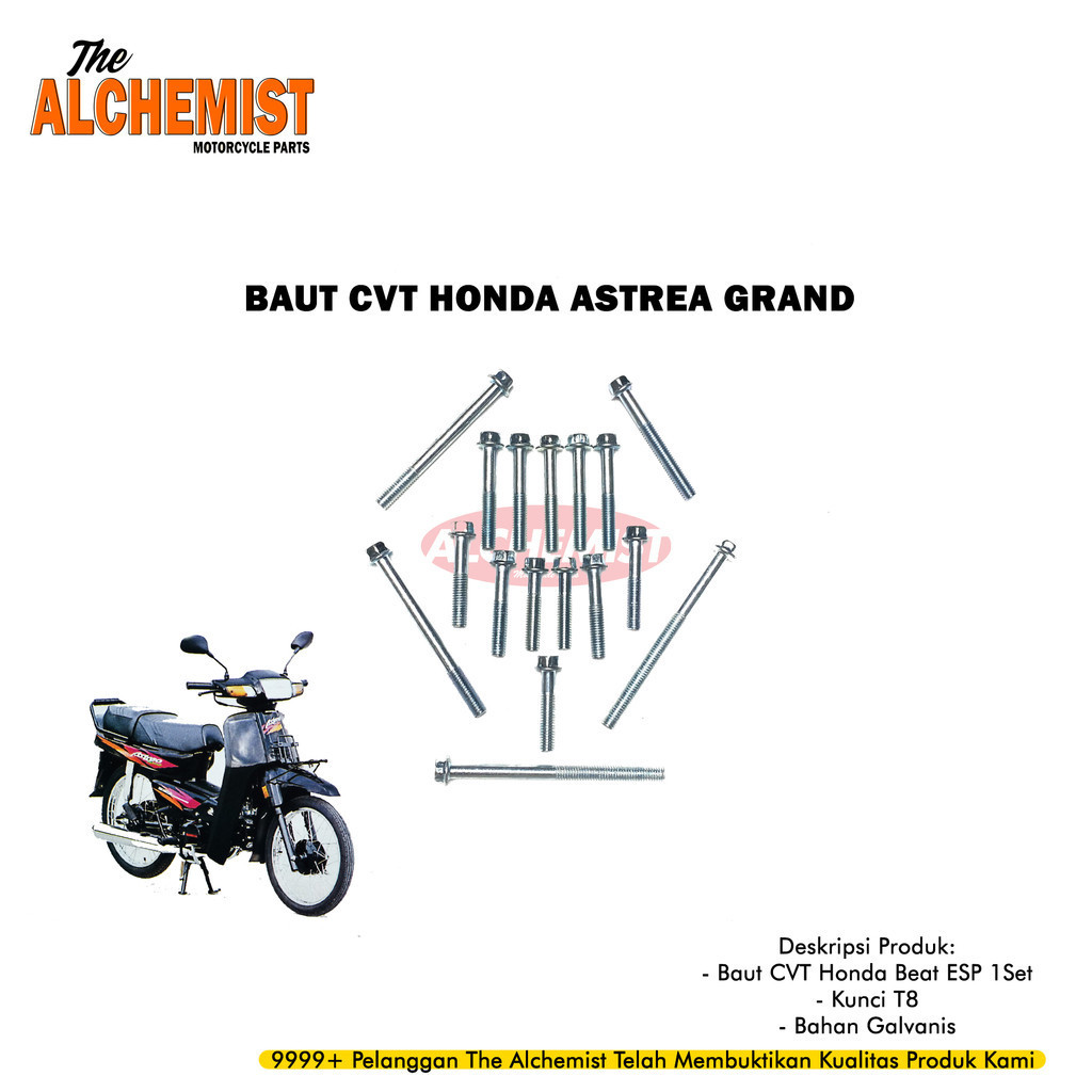 COD Baut Block Mesin Honda Astrea Grand / Baud Bak Mesin Kanan Kiri Astrea Grand 1Set